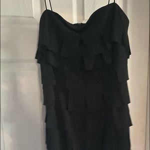 Little black ruffle dress
